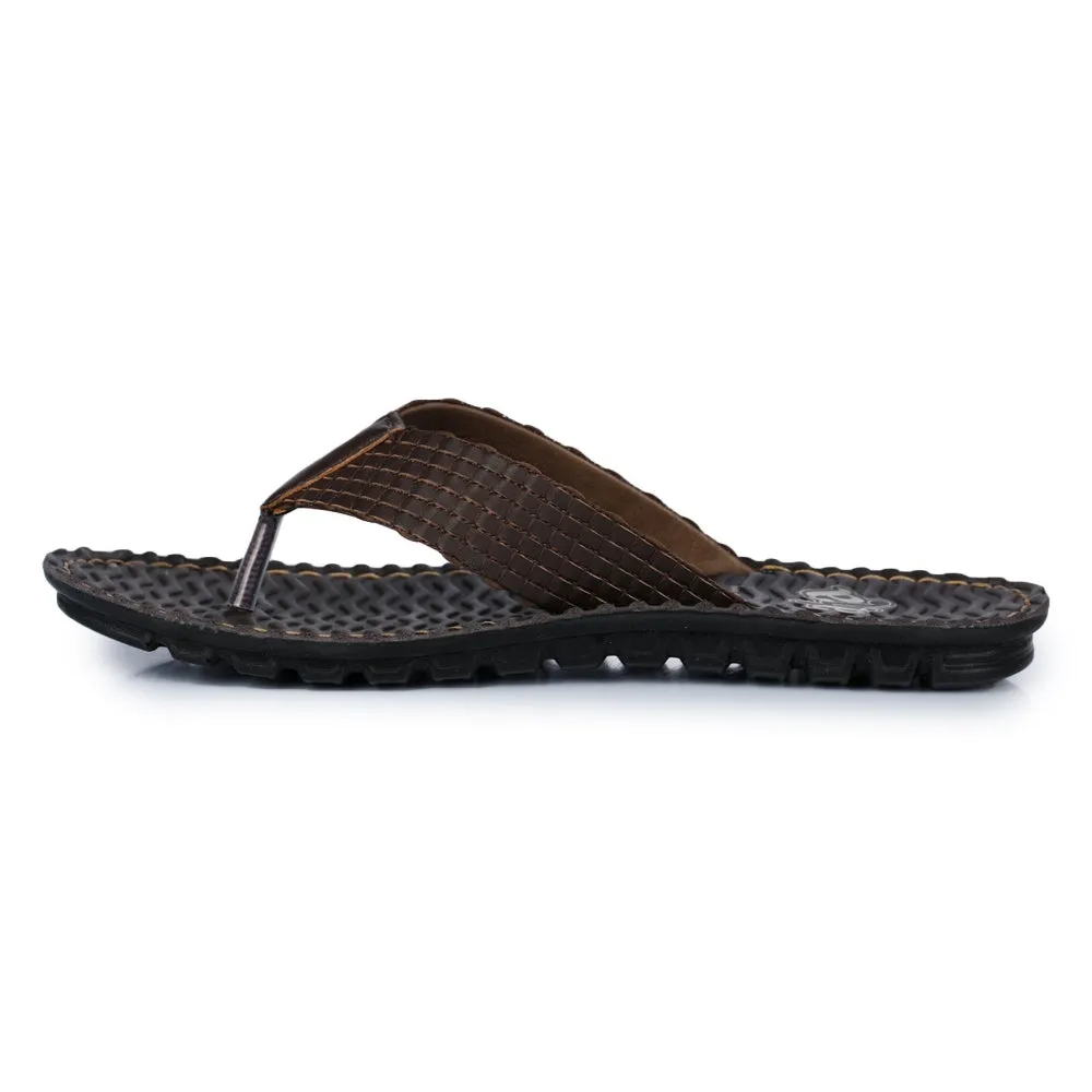 Cutting - edge A-HA Brown Casual Slippers For Men 2137-11 By Liberty