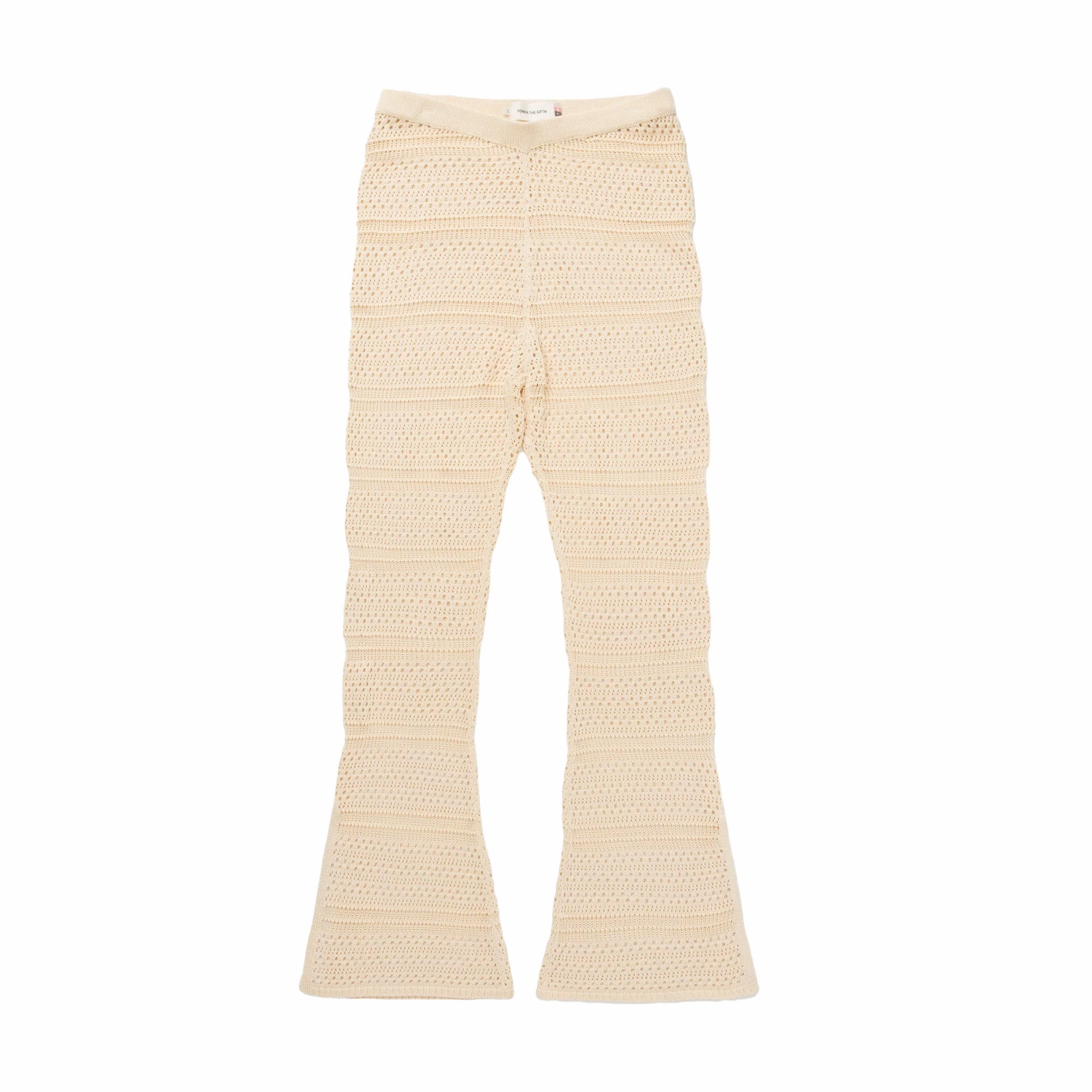 Women's Honor The Gift Crochet Pants 'Cream' Shimmer Core