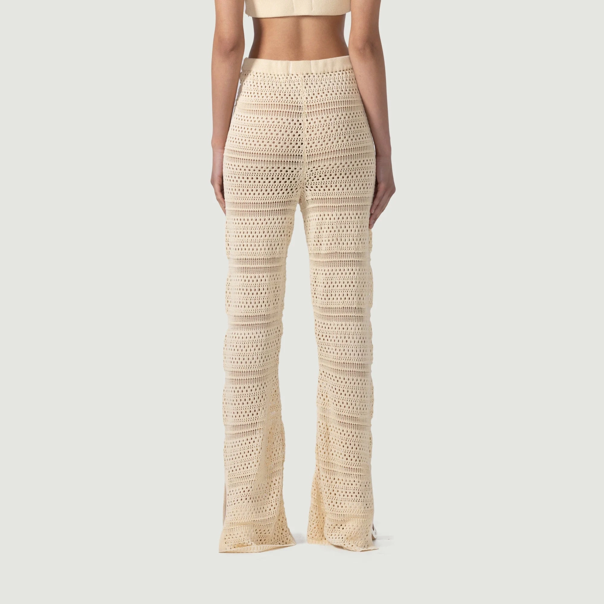 Women's Honor The Gift Crochet Pants 'Cream' Noble Core