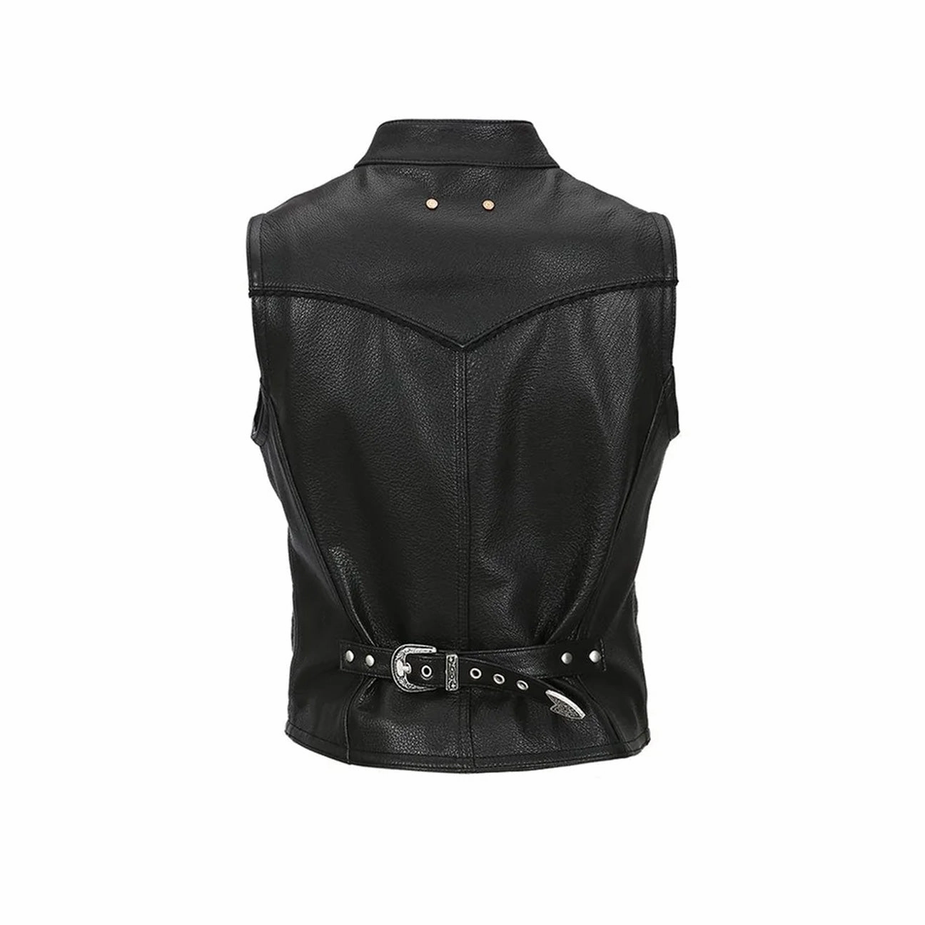 ShrinkResistant WindproofInterior Womens Andersson Bell Liv Goat Leather Vest 'Black'
