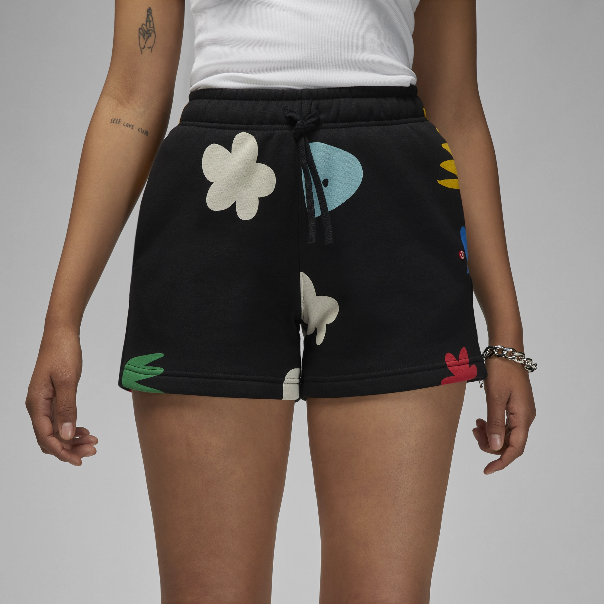 Flexible Fabric Blend Meta Mood Womens Jordan Artist Series by Mia Lee 'Shorts'