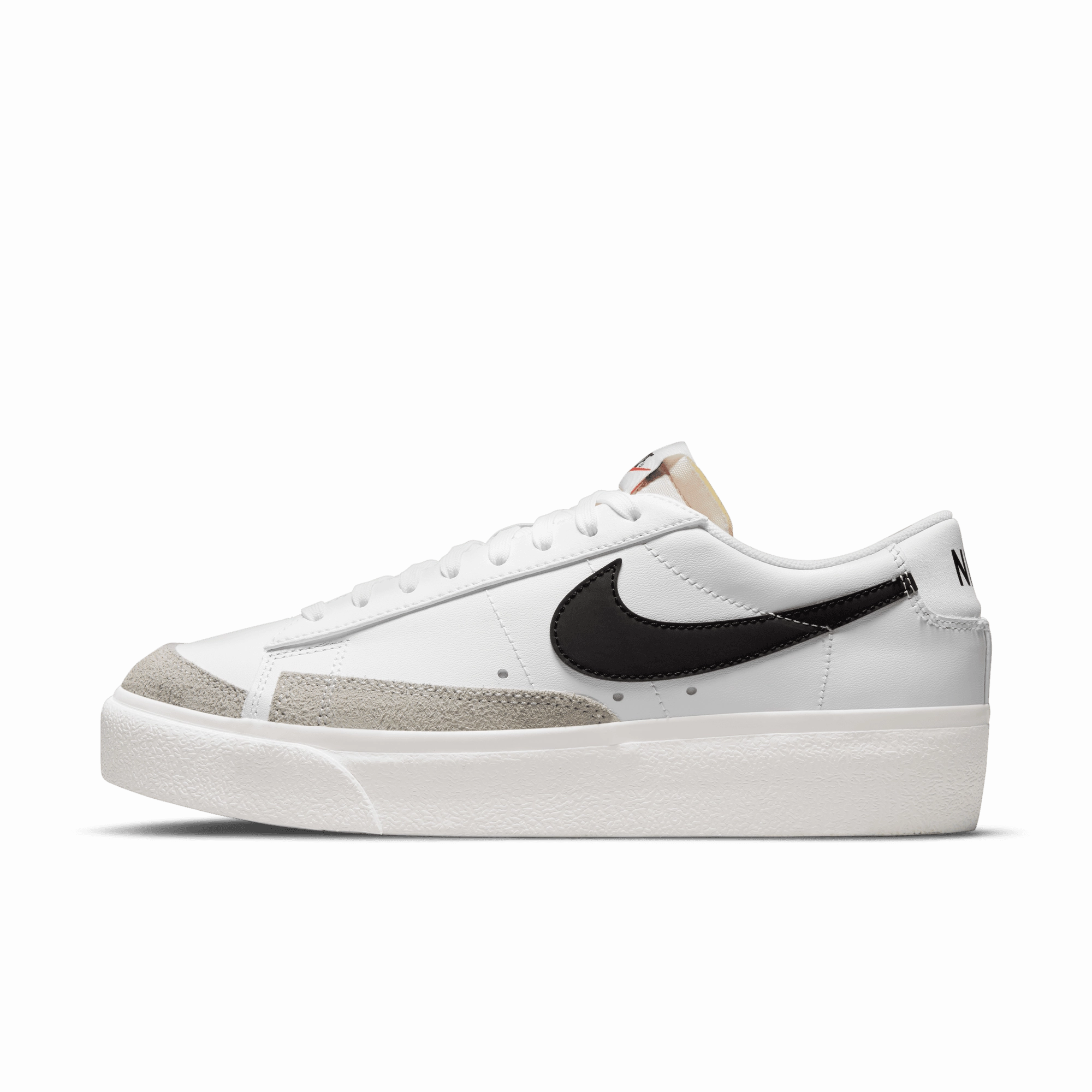 daytime running Traditional Womens Nike Blazer Low Platform 'White/Black'