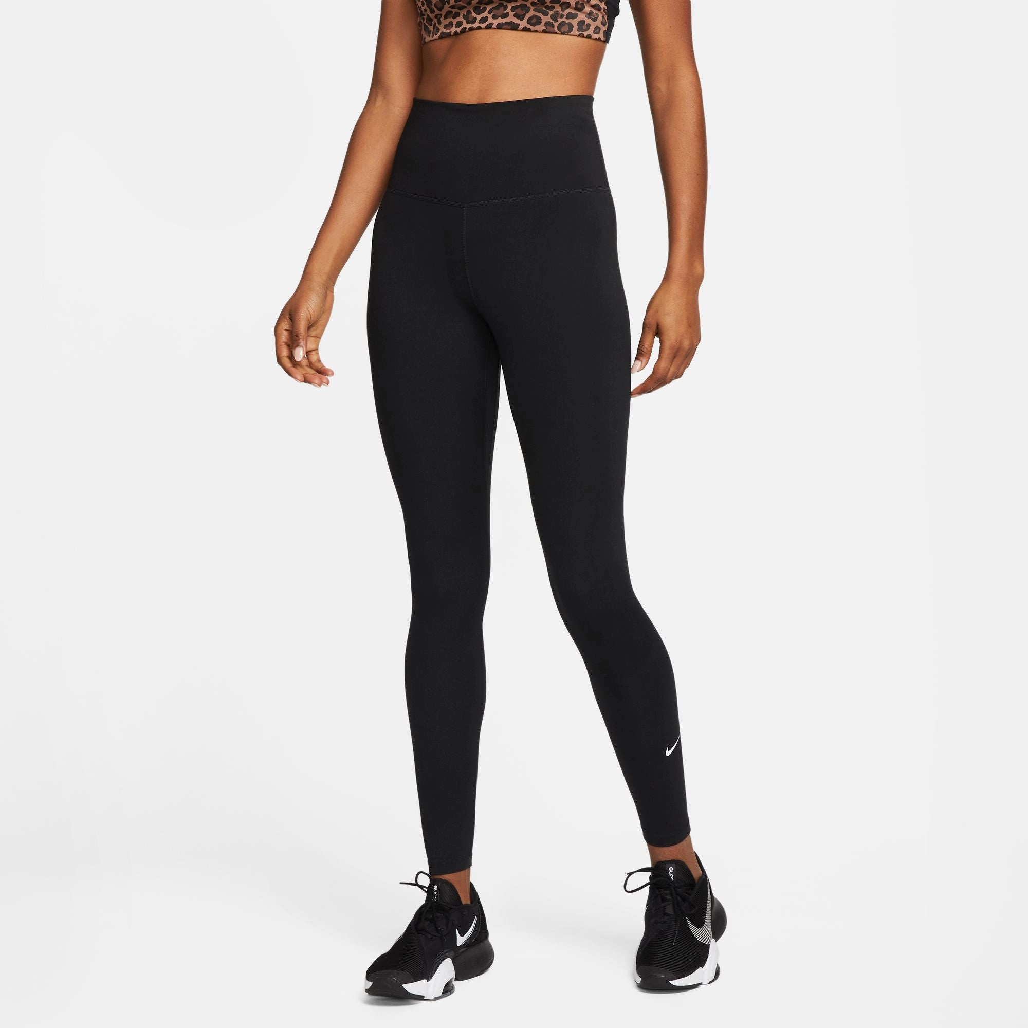Womens Nike High Waisted Leggings 'Black' Gym Safe