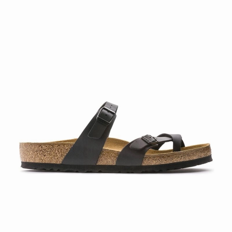 Digital Glow Birkenstock Women's Mayari - Black Birko-Flor