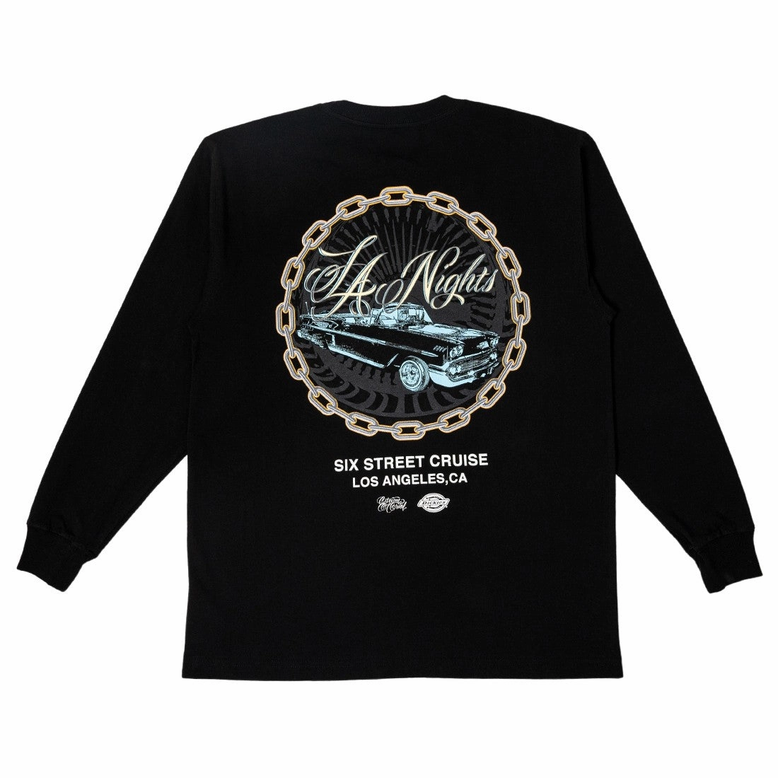 Dickies x Estevan Oriol Heavy Crew LS T-Shirt 'Black' Airtight Zipper
