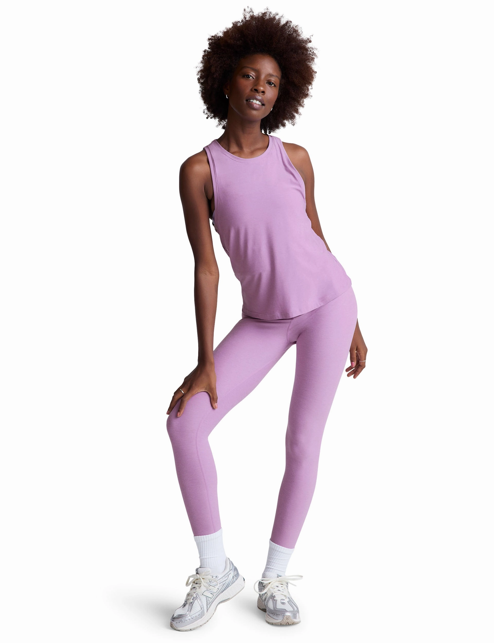 Featherweight Rebalance Tank - Lilac Petal Heather WindproofBarrierTechnology Street Style