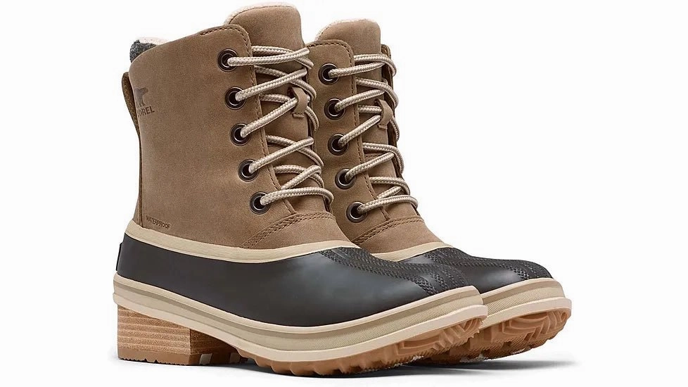 Sorel Women's Slimpack III Lace - Khaki II LowProfile Design