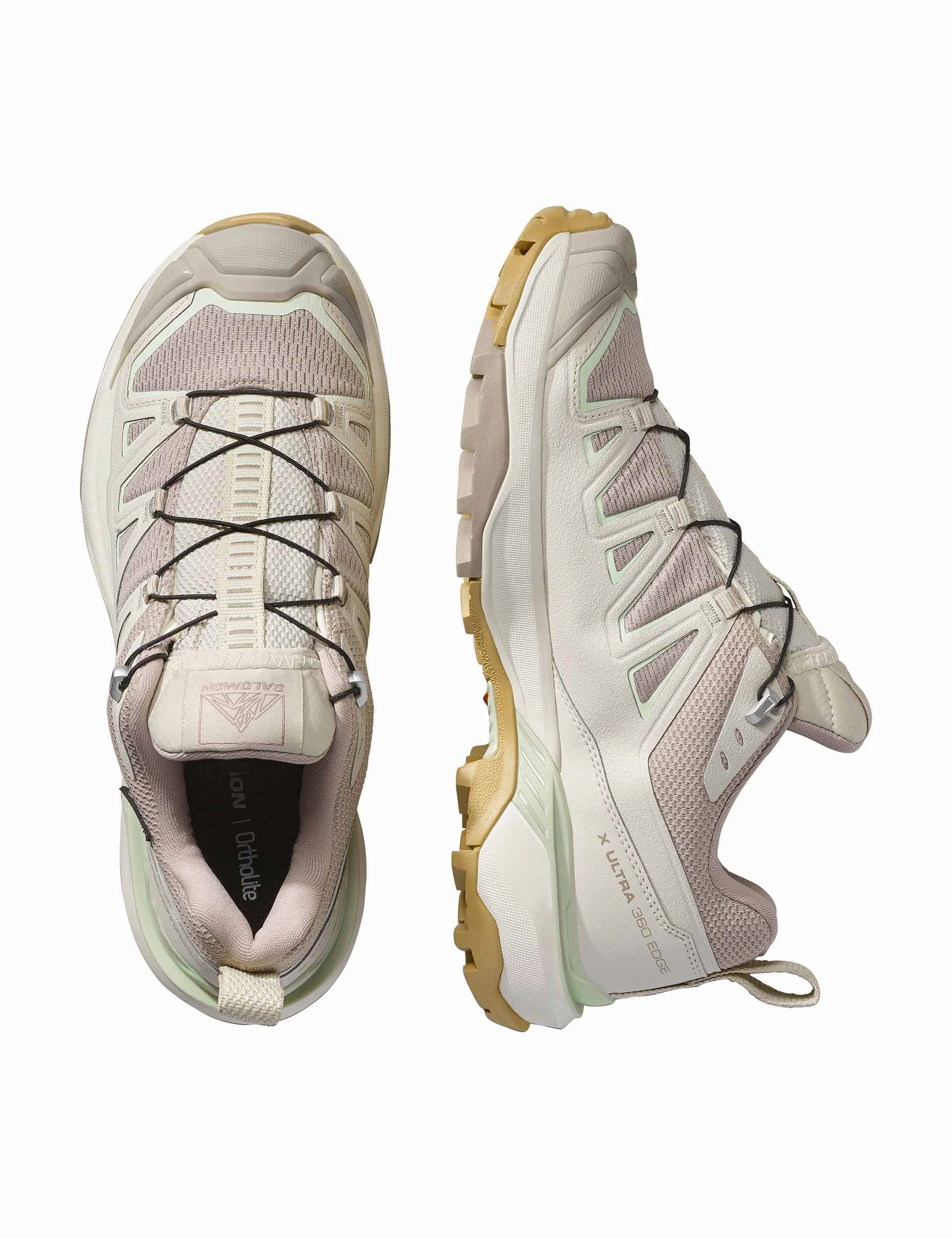 X Ultra 360 Edge Gore-Tex - Etherea/Rainy Day/Canary Green Airflow Channel Structure Nano Traction Pods