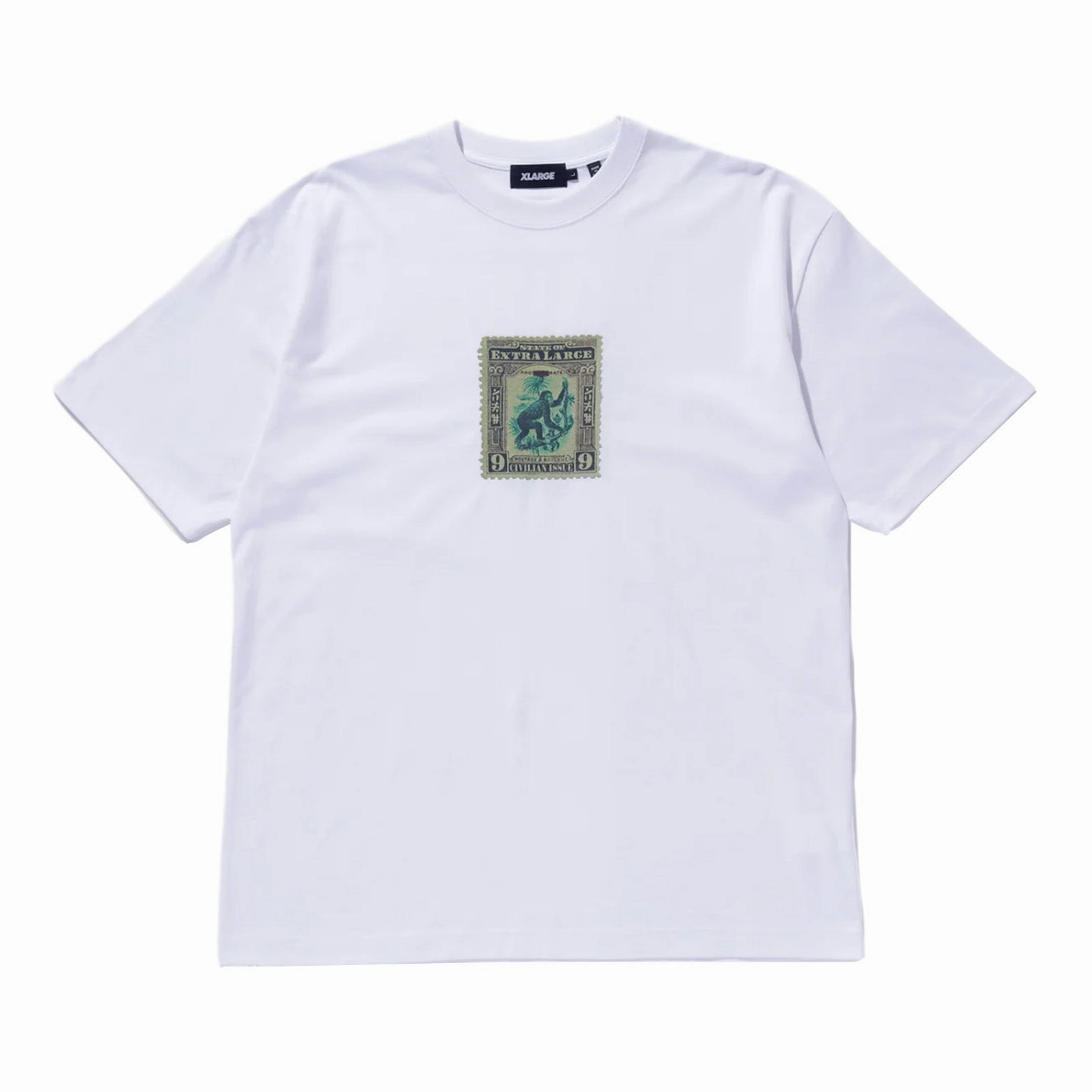 AntiBacterialTreatment Soft Fabric XLarge XL Stamp S/S Tee 'White'