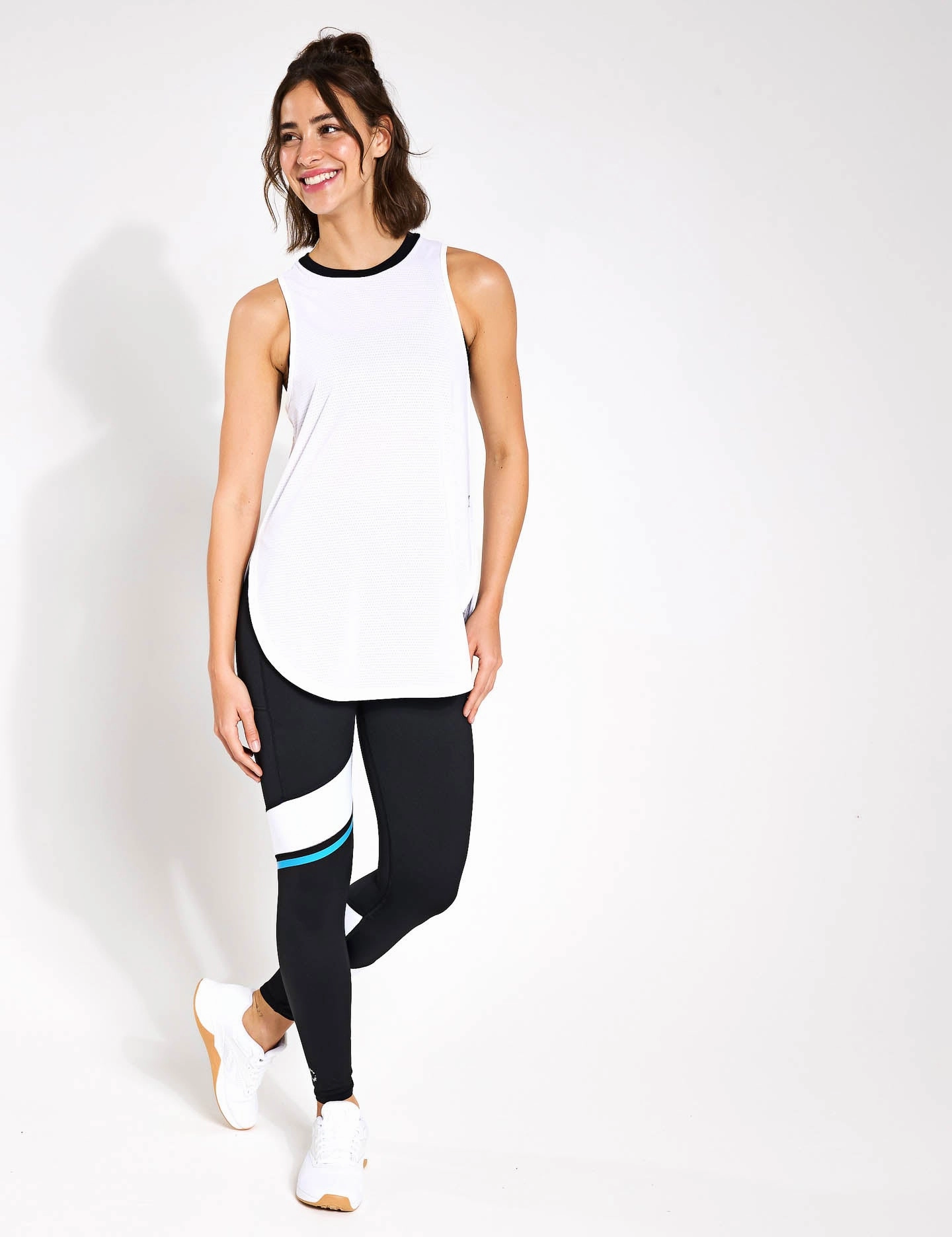 Zela Tank Top - White operators mid range market users