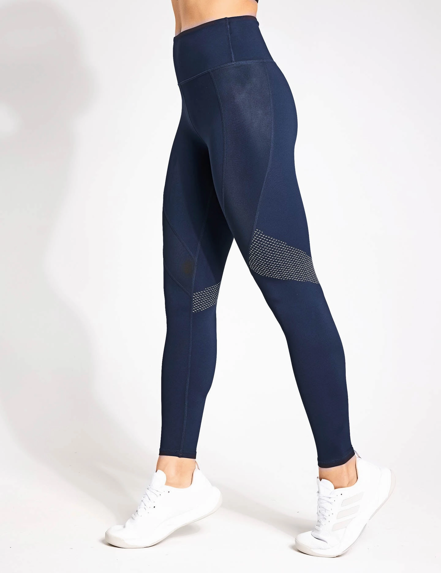 Non Slip Waistband Friction Resistant Zone Dynamic Full Length Legging - Sky Captain